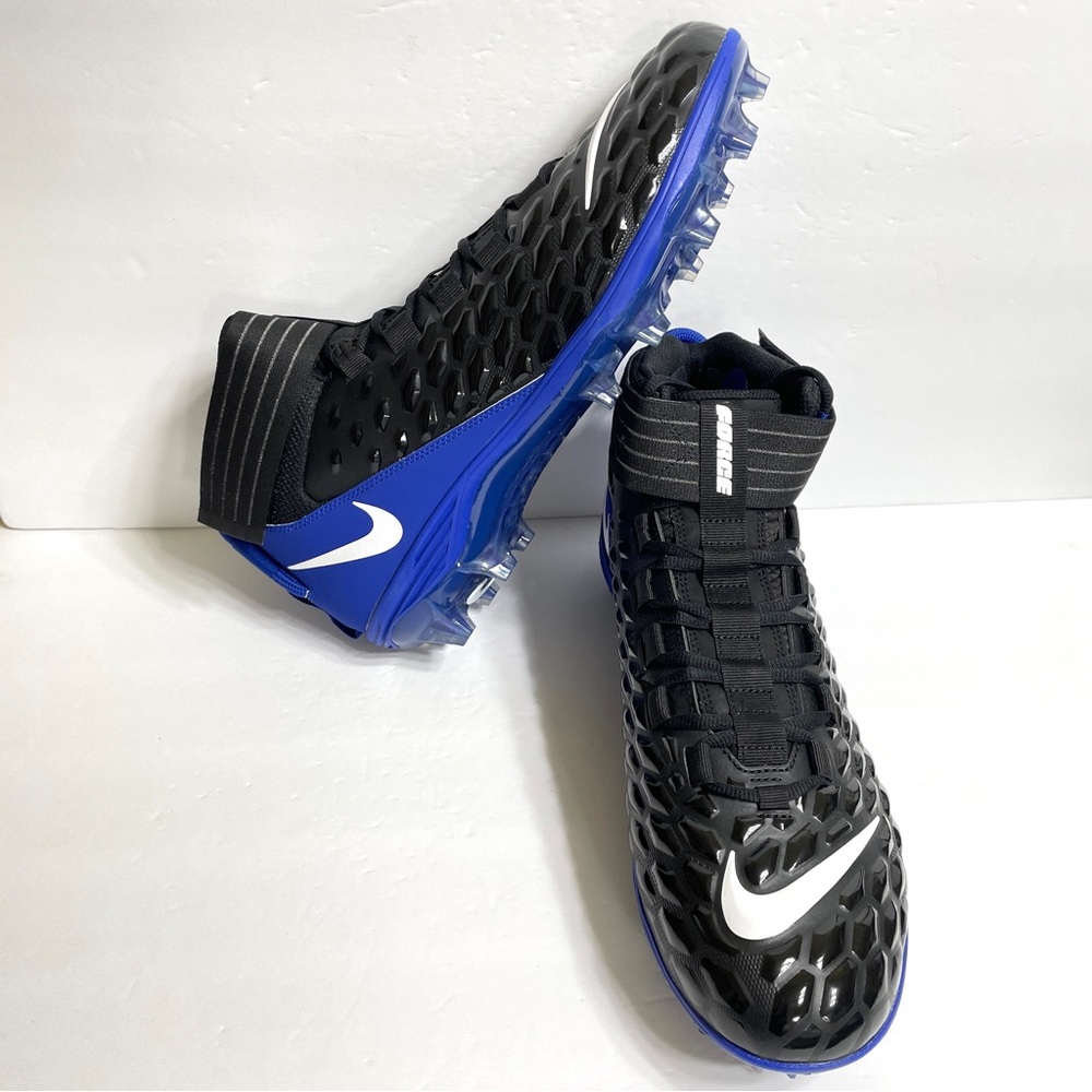 Nike Force Savage Pro 2 Football Cleats Size 14 BV3969-005 Black Old Royal